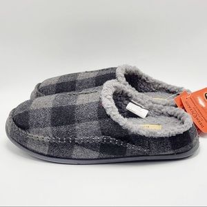 Deer Stags Nordic Plaid Indoor Outdoor Slippers